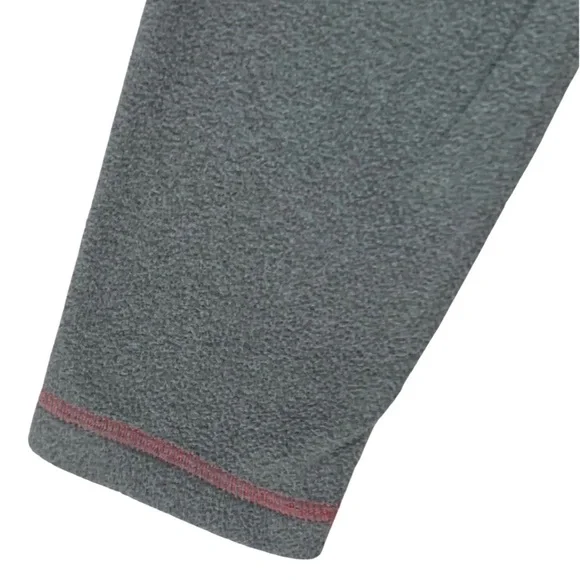 THE NORTH FACE Glacier 1/4 Zip Fleece Pullover Grey and Hot Pink Size Large - Picture 12 of 16